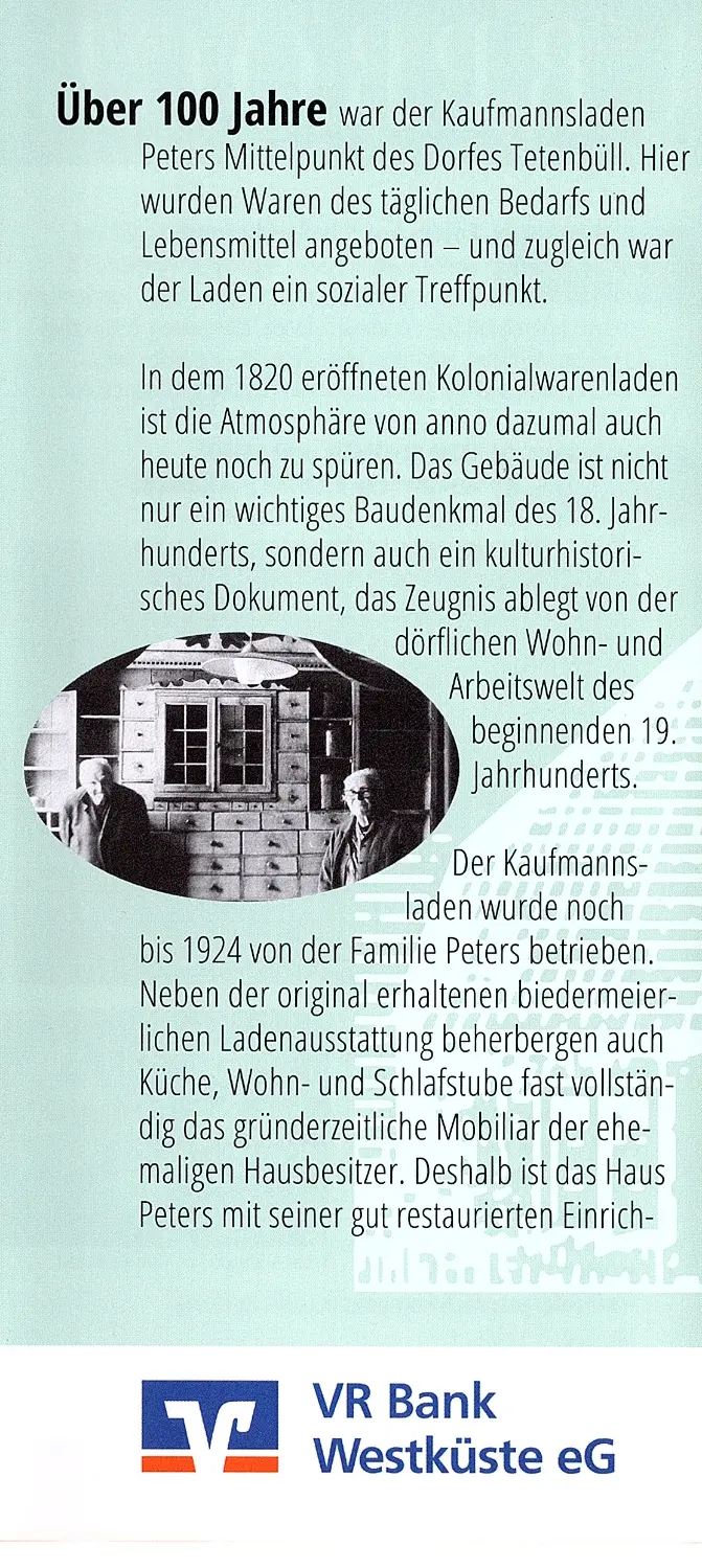 Haus Peters Kulturprogramm Tetenbuell 03