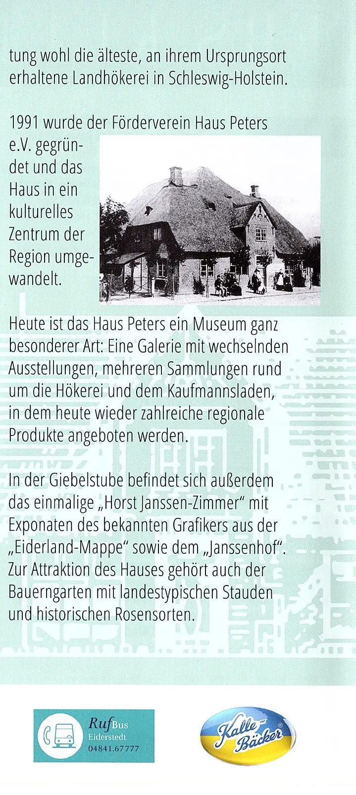 Haus Peters Kulturprogramm Tetenbuell 04